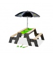 Столик для пикника с лавочками и зонтиком Exit Aksent, 52.05.10.45