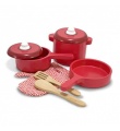Melissa & doug Play Kitchen Accessory Set - Pot & Pans (Игровой набор деревянной посуды), MD12610