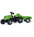 Трактор Rolly Toys Kid-X с ковшом и прицепом, 12169