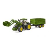 Транспорт BRUDER  Трактор John Deere с прицепом 1:16, 03155