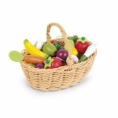Игровой набор JANOD Корзина с овощами и фруктами 24 эл., J05620