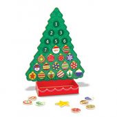 Melissa & doug Countdown to Christmas Wooden Seasonal Calendar (Новогодний деревянный магнитный календарь), MD13571