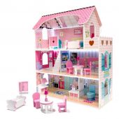 Кукольный домик Wonder Toy Виктория + освещение, 4247-KX6484