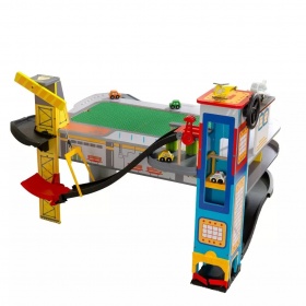 Игровой набор KidKraft гоночный трек Freeway Frenzy, совместимый с LEGO, KK18033