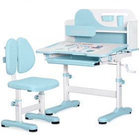 Комплект Mealux Wave BD-31 (стол + стульчик + полка)