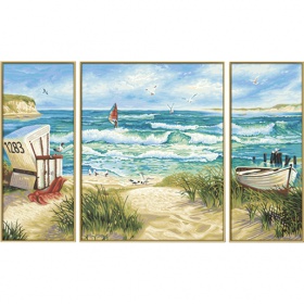 Художественный творческий набор-триптих Schipper Море