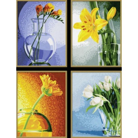 Художественный творческий набор Schipper Цветы 4 картины