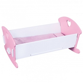 VIGA  Дерев"яне ліжечко для ляльки Cradle Pink Doll, 59511