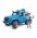 Игрушка Bruder Джип Полиция Land Rover Defender синий, свет и звук, + фигурка полицейского, М1:16, 02597