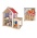 Будинок для ляльок двоповерховий Eichhorn з 2 ляльками та аксес., 100002501