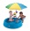 Бассейн с зонтом от солнца Step 2 Play&Shade, 716000