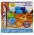Песок для детского творчества - KINETIC SAND DINO (голубой, коричневый, формочки, окаменелости,340г)