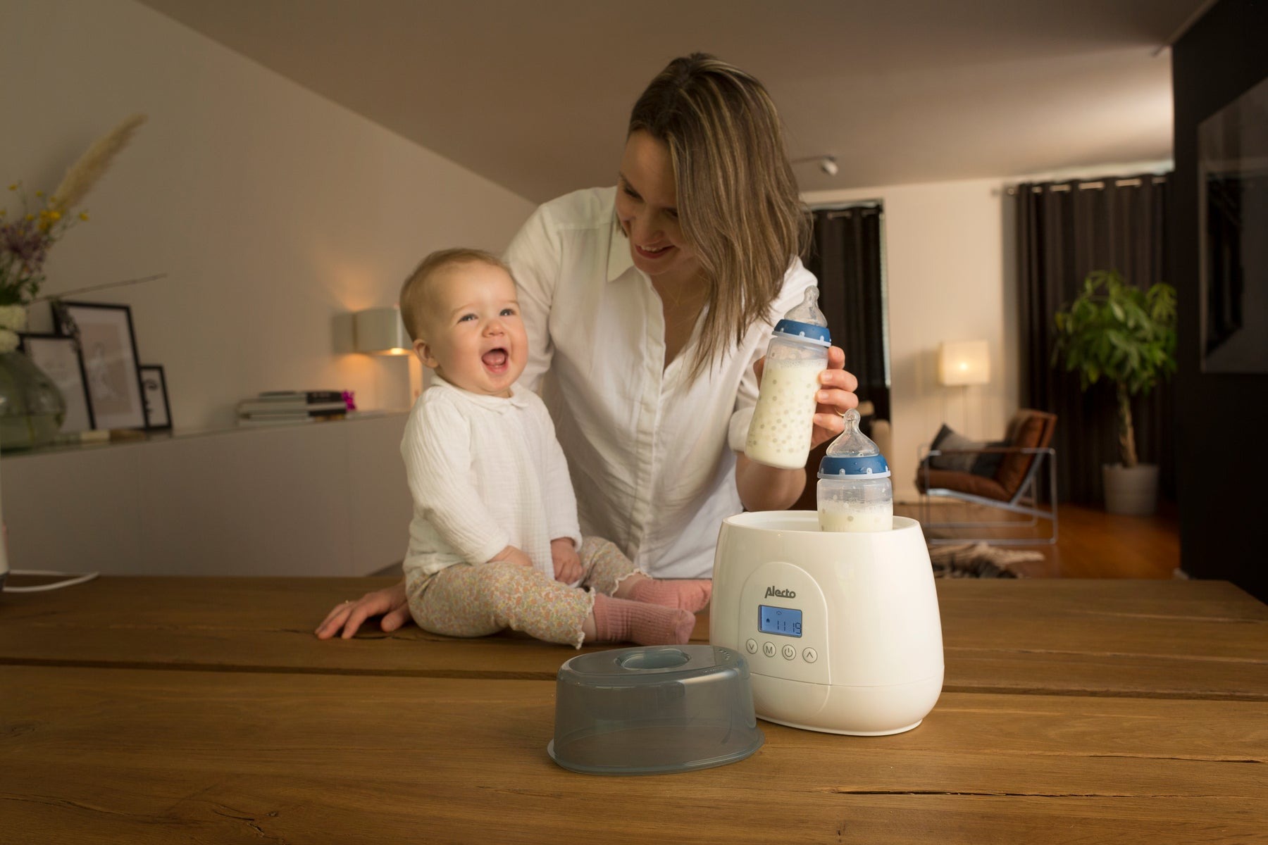 Подогреватель для бутылочек цифровой Alecto 3 в 1, BW700TWIN