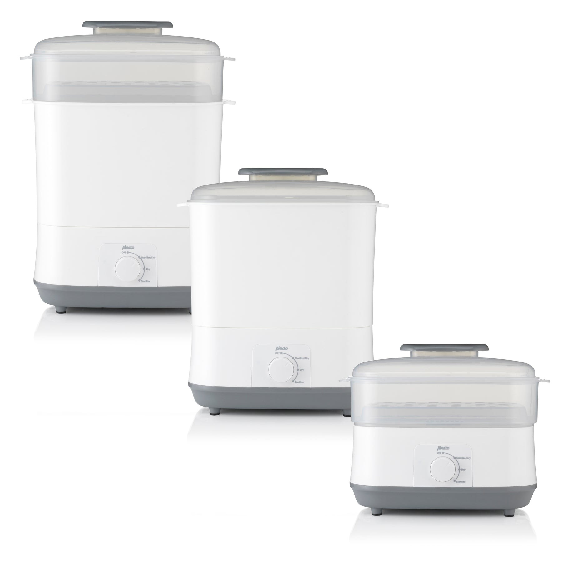 Электрический паровой стерилизатор с функцией сушки Alecto, BF-55