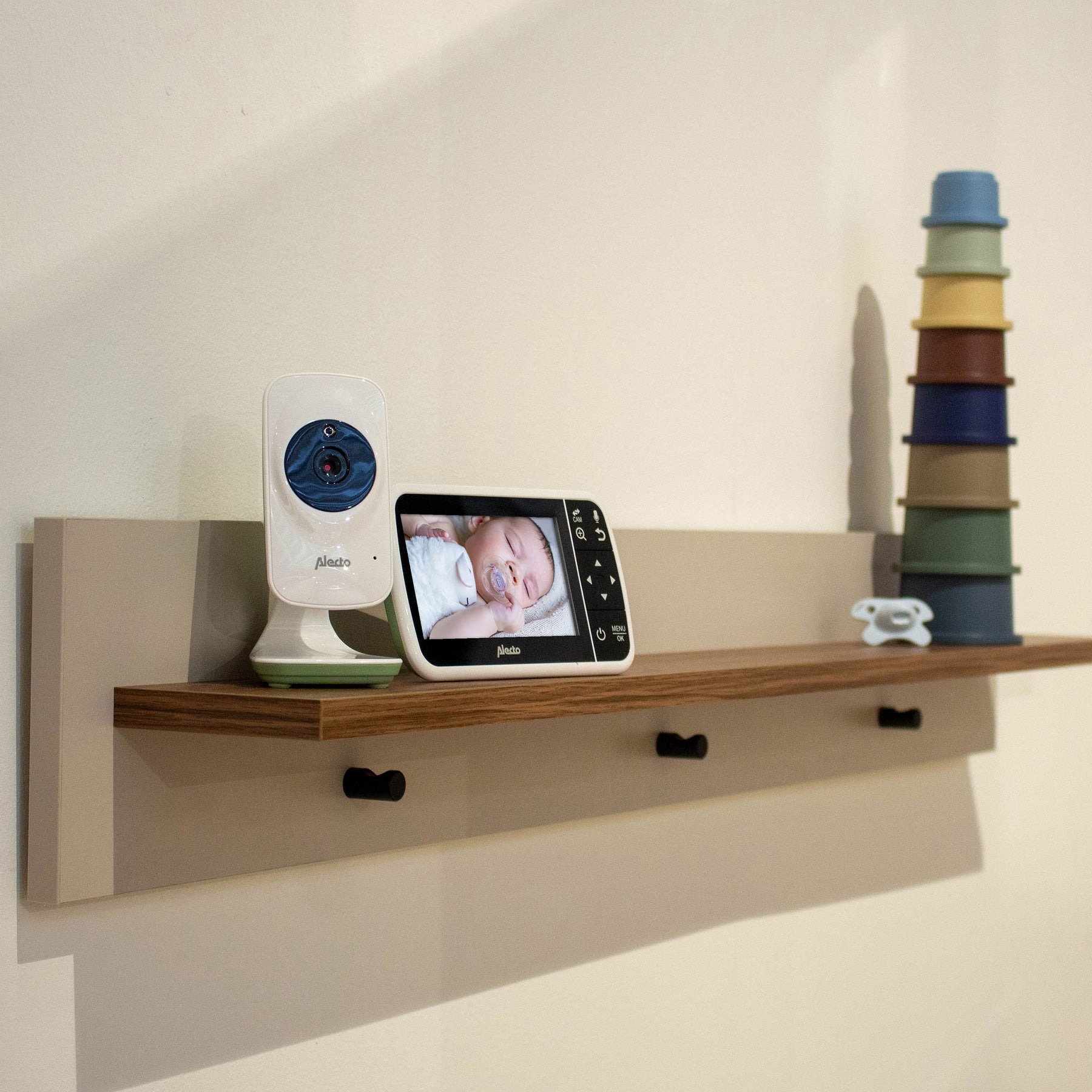 Видеоняня Alecto с цветным дисплеем 4,3 дюйма, DVM149GN