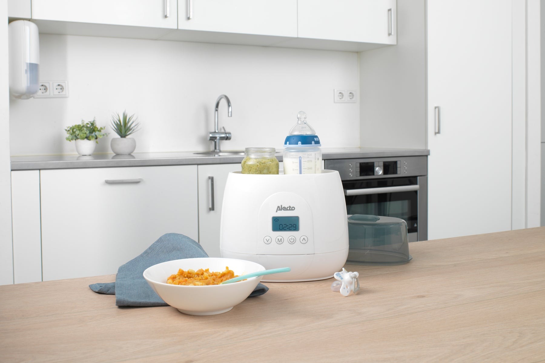 Подогреватель для бутылочек цифровой Alecto 3 в 1, BW700TWIN