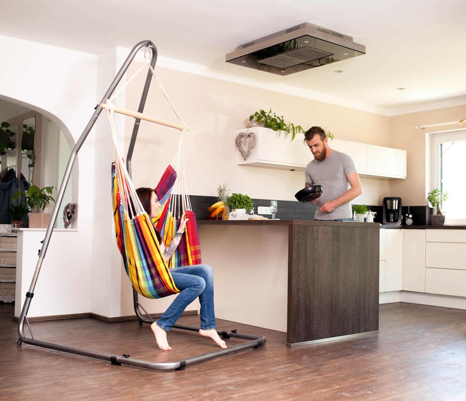 Стойка для подвесных гамаков Amazonas Luna RockStone, AZ-4011000