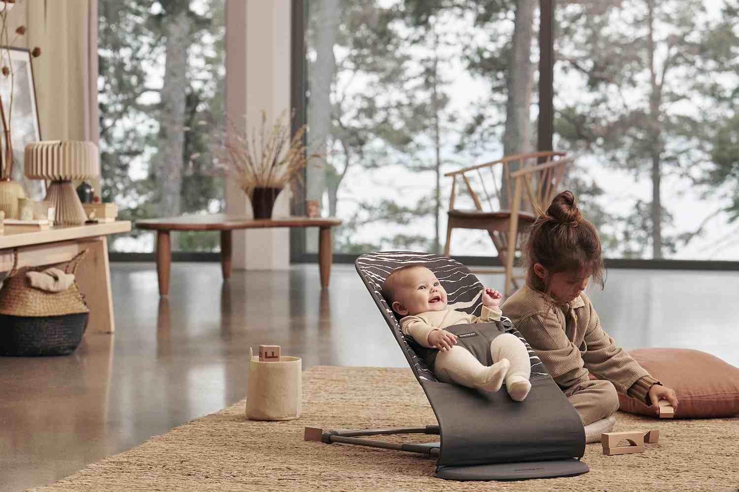Кресло-качалка BabyBjorn Bliss Cotton