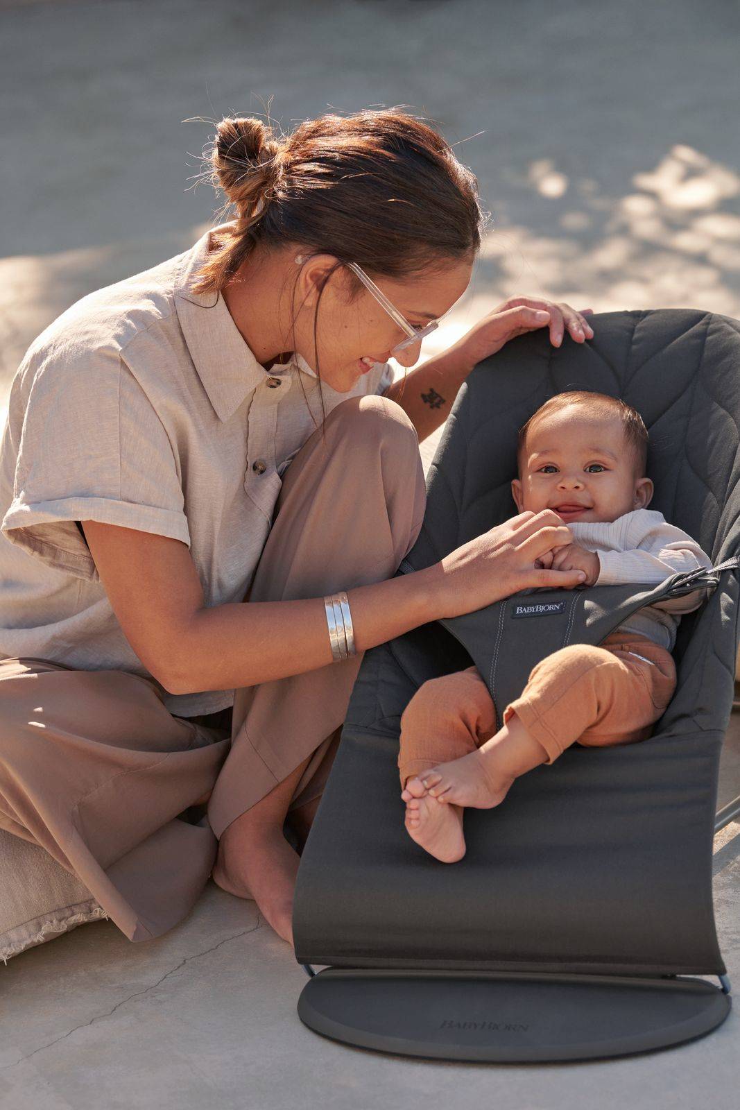 Кресло-качалка BabyBjorn Bliss Cotton