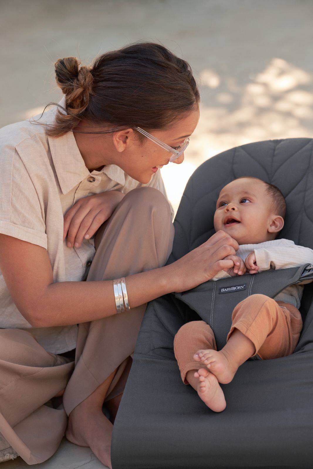 Кресло-качалка BabyBjorn Bliss Cotton