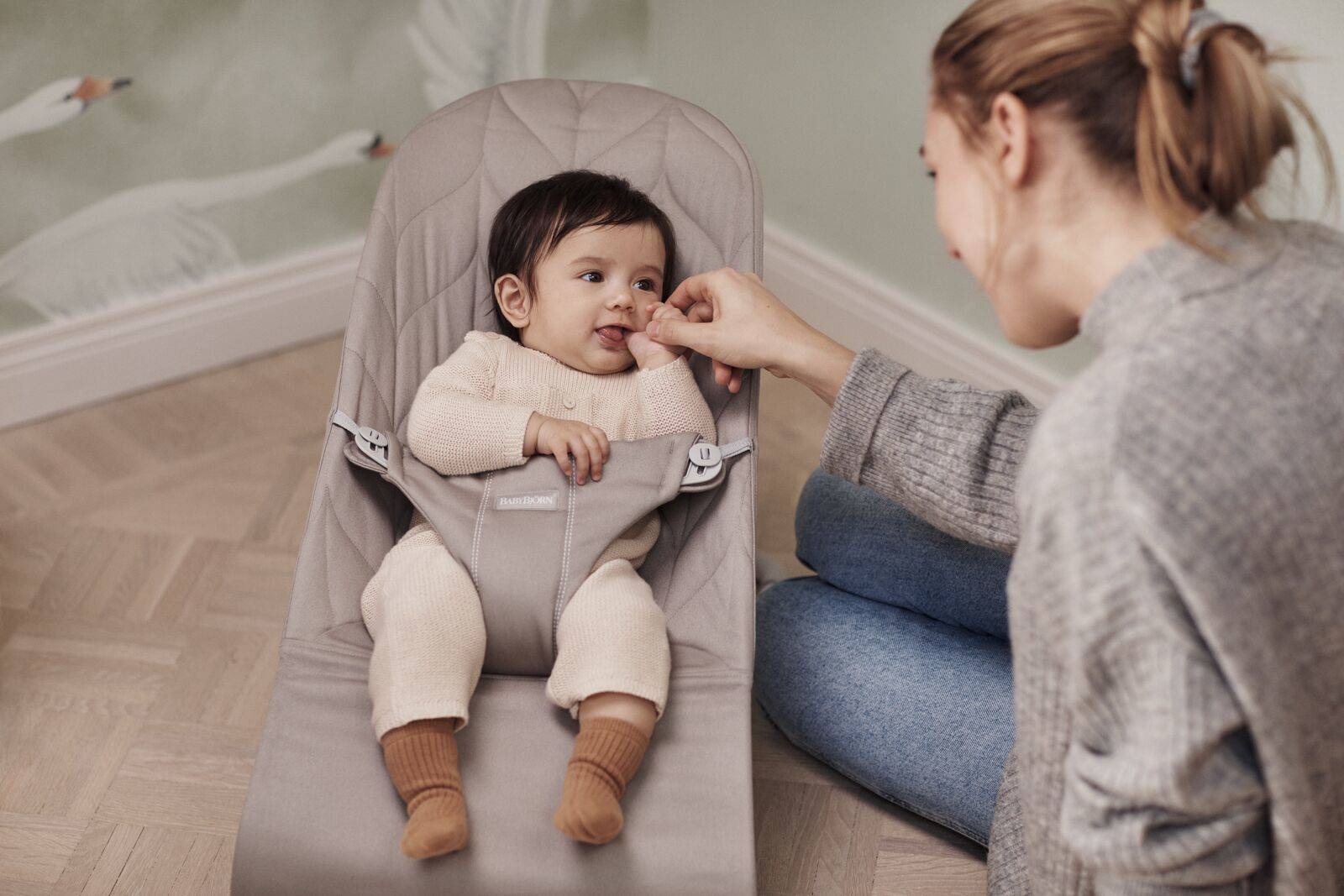 Кресло-качалка BabyBjorn Bliss Cotton