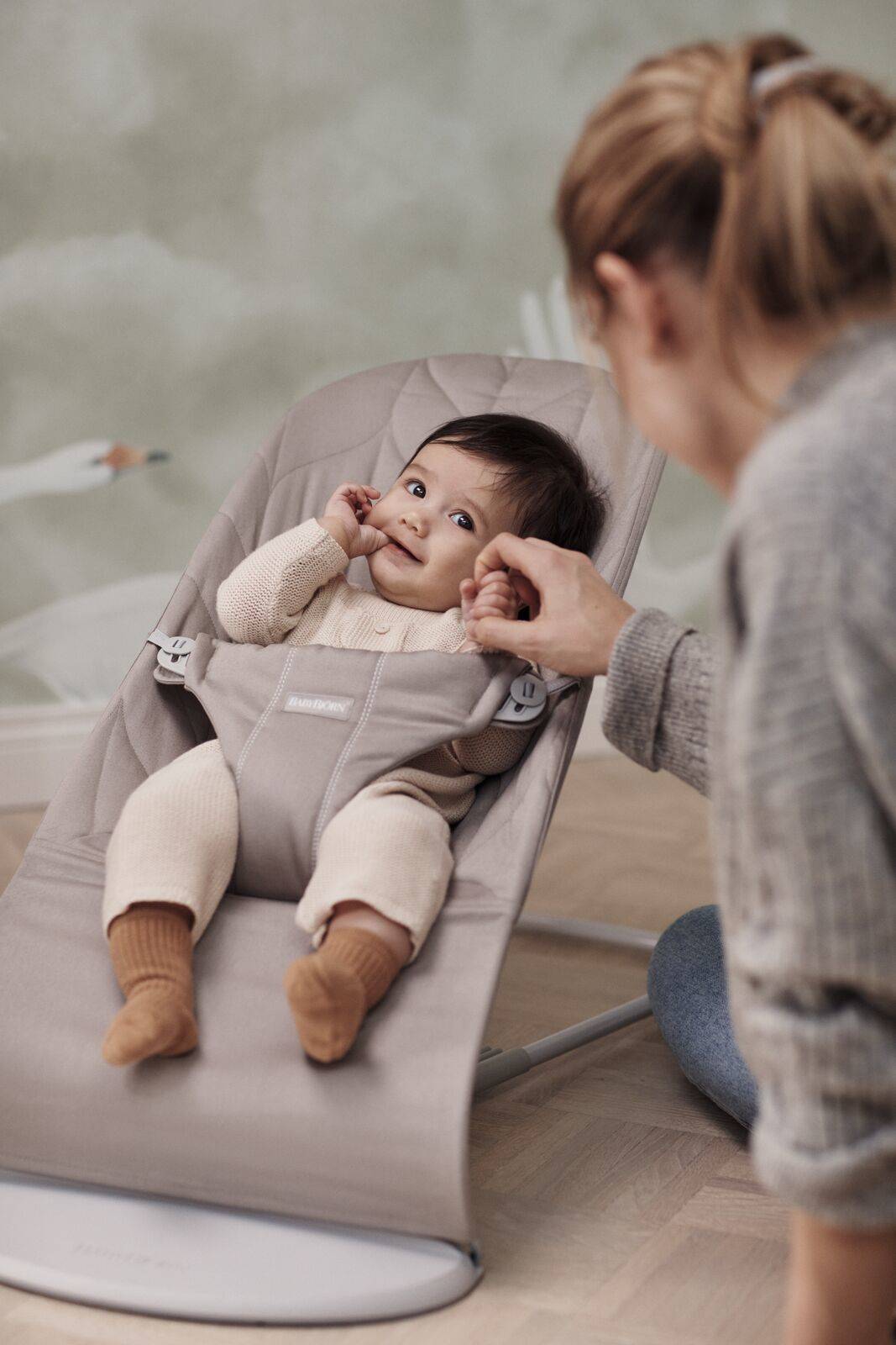 Кресло-качалка BabyBjorn Bliss Cotton
