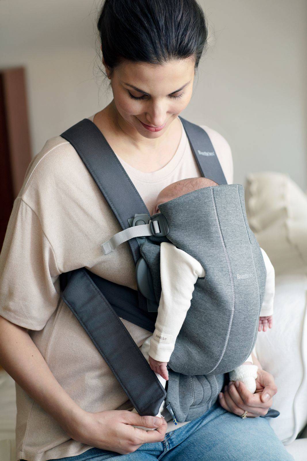 Кенгуру-переноска BabyBjorn Mini 3D Jersey