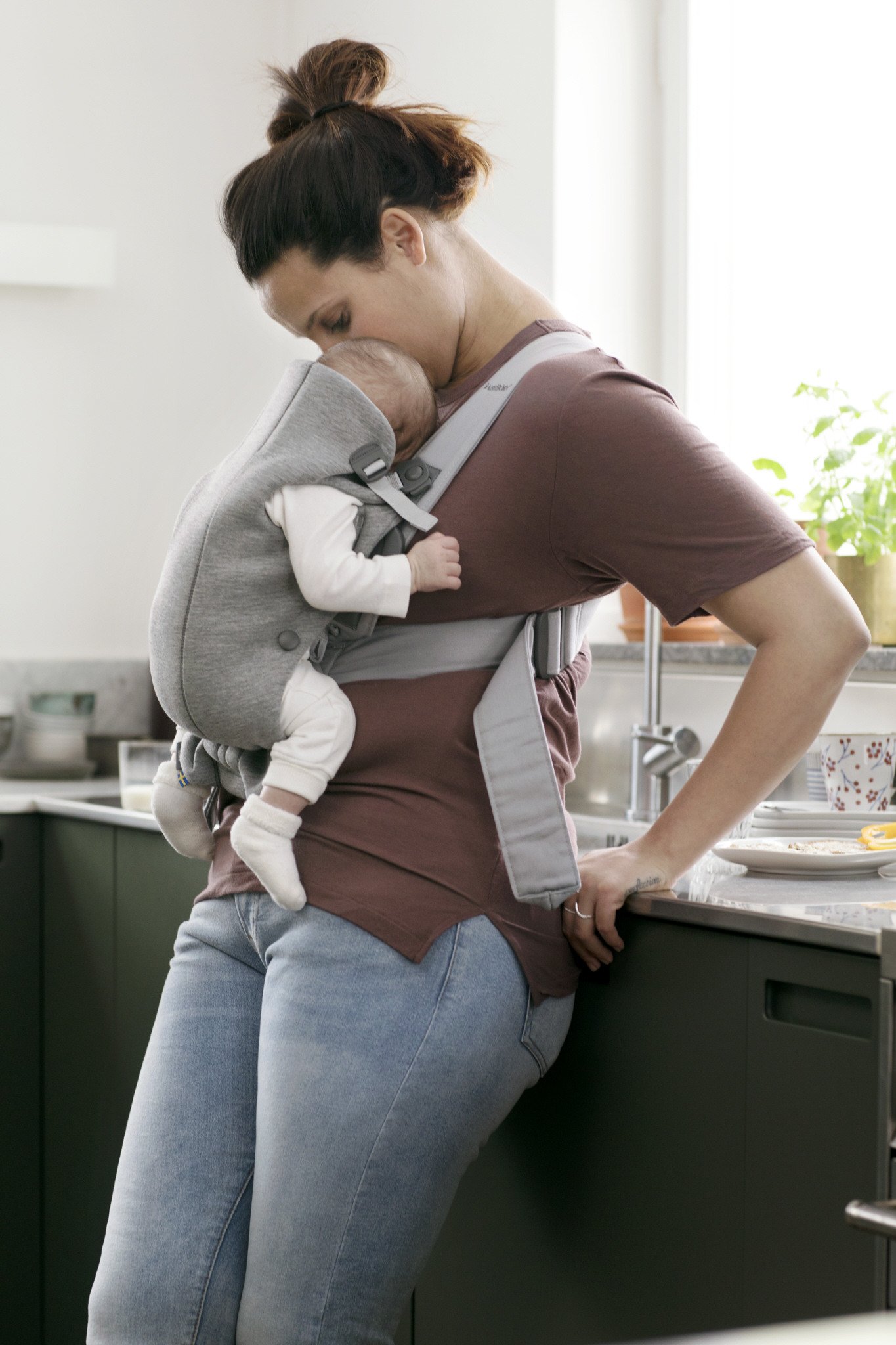 Кенгуру-переноска BabyBjorn Mini 3D Jersey