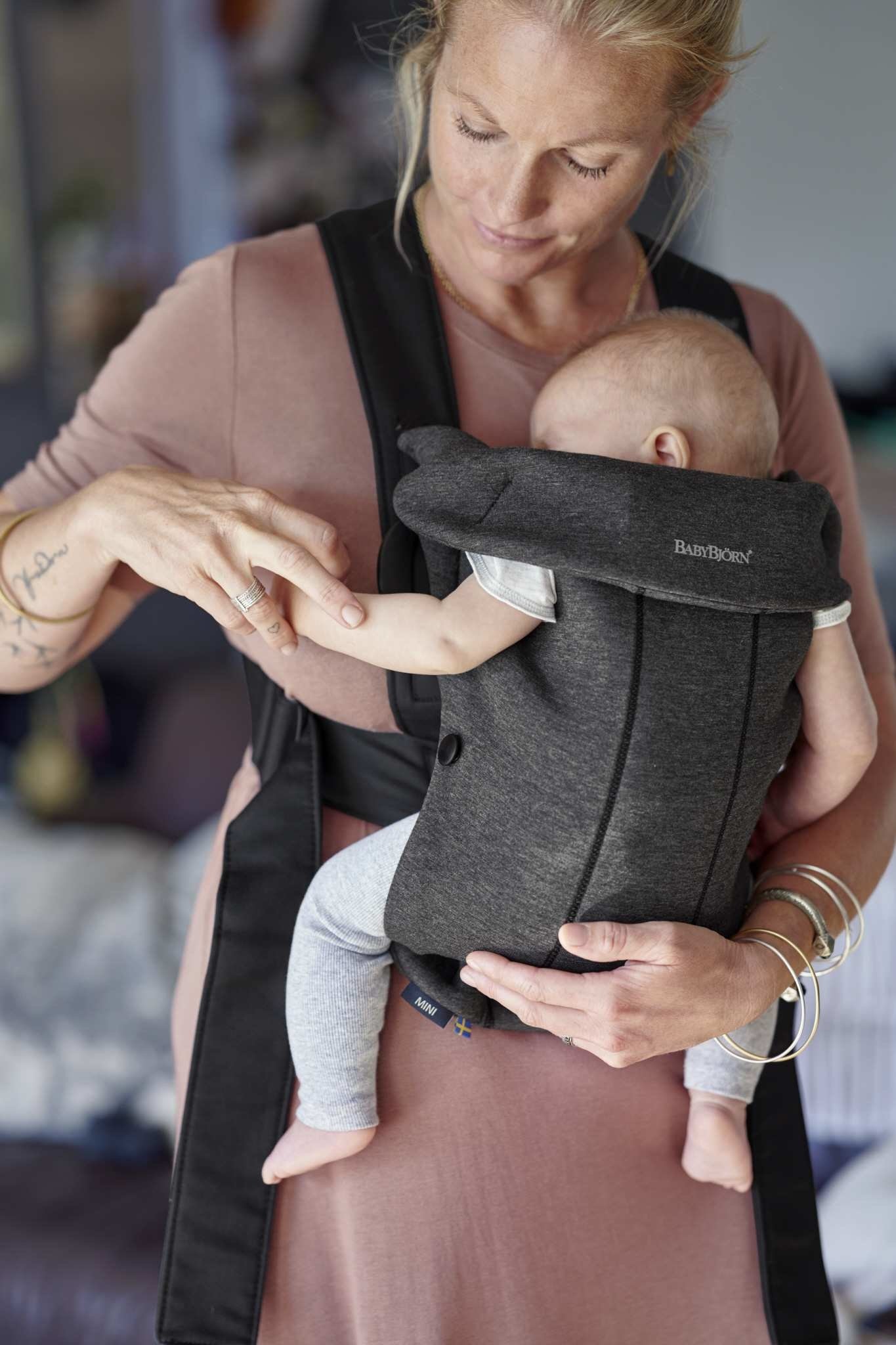 Кенгуру-переноска BabyBjorn Mini 3D Jersey