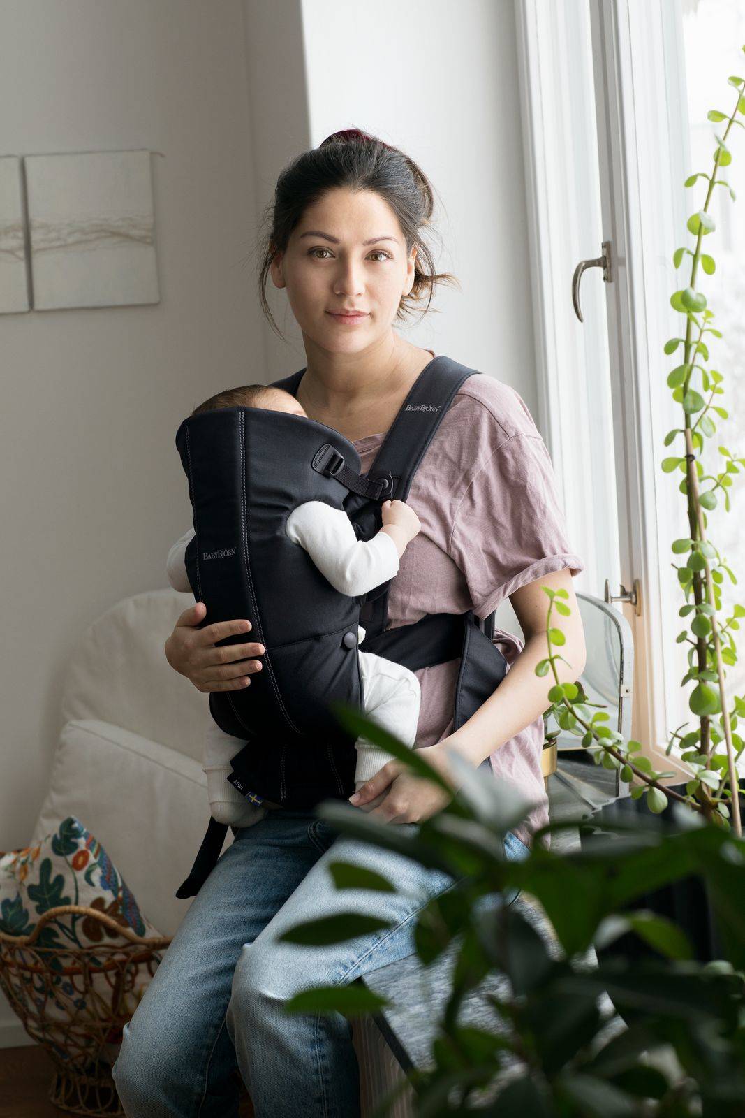 Кенгуру-переноска BabyBjorn Mini Cotton