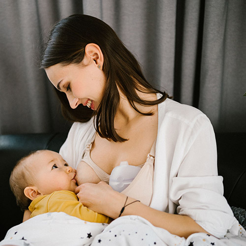 Молокоотсос электрический двухфазный BabyOno Nurse Pro, 1483