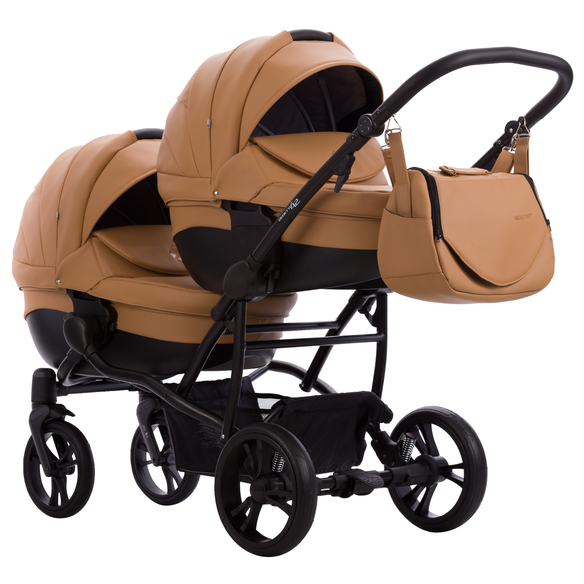 Универсальная коляска для двойни 2 в 1 Bebetto B 42 PRO