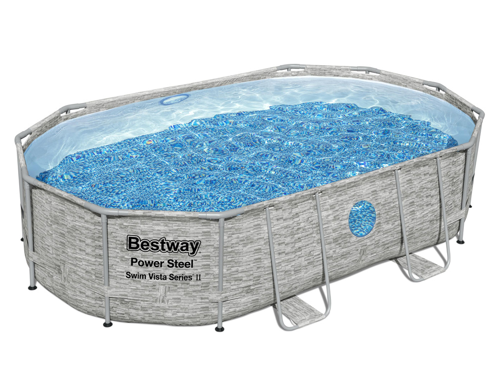 Бассейн каркасный 11 в 1 Bestway 488x305x107 см 10949 л, 56946