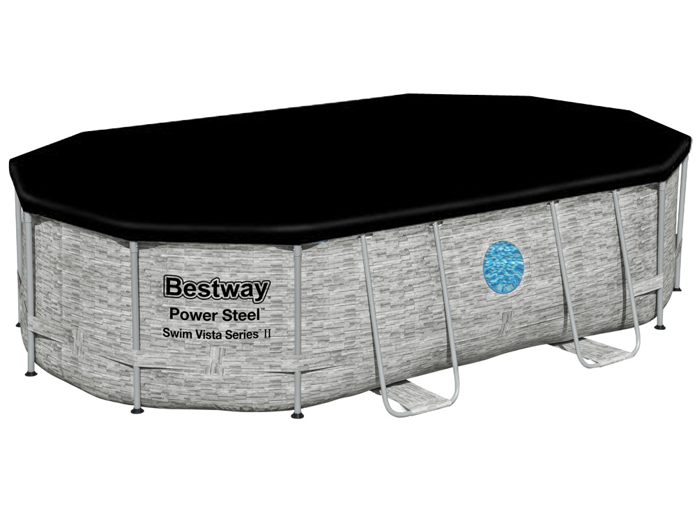 Бассейн каркасный 11 в 1 Bestway 488x305x107 см 10949 л, 56946