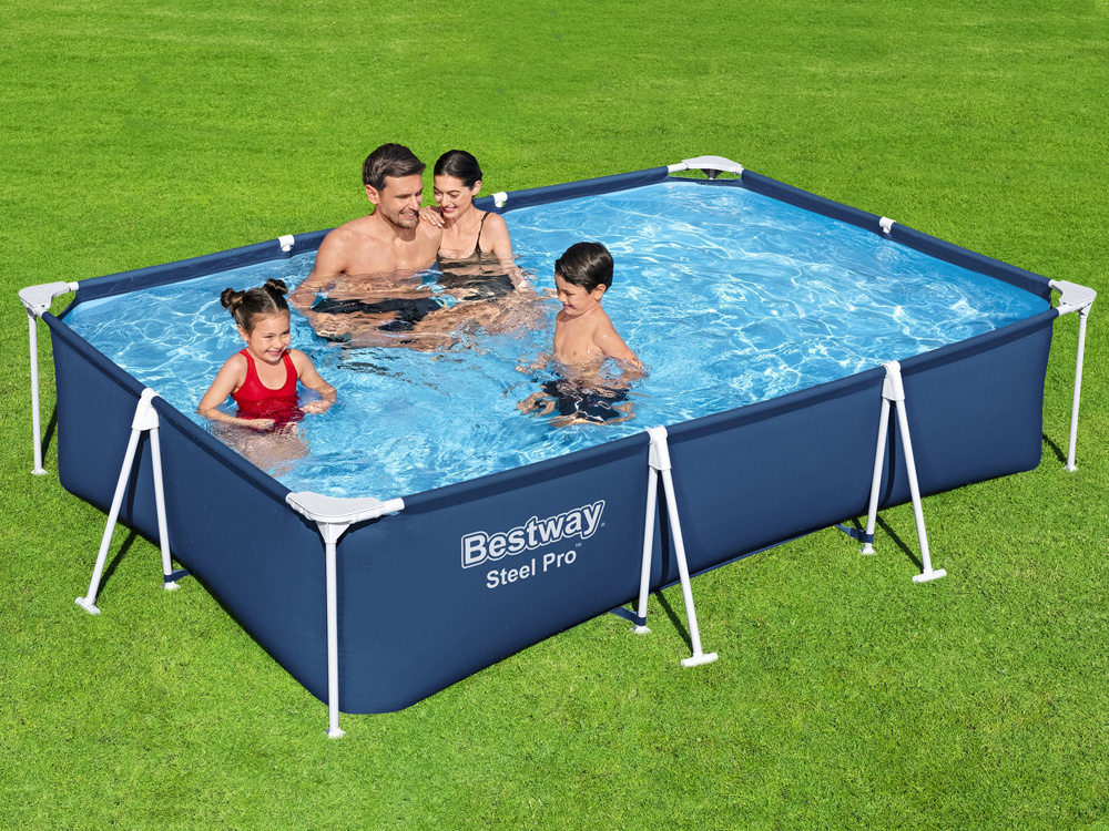 Бассейн каркасный прямоугольный 8 в 1 Bestway 300x201x66 см 3300 л, 56411