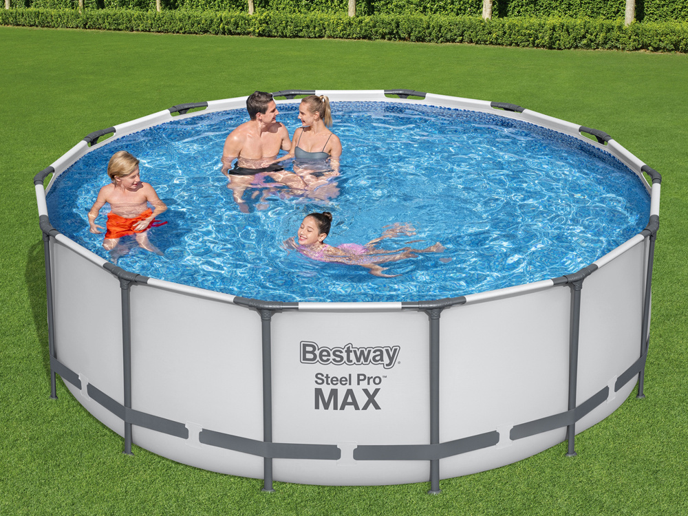 Бассейн каркасный круглый 10 в 1 Bestway 427х122 см 15232 л, 5612X
