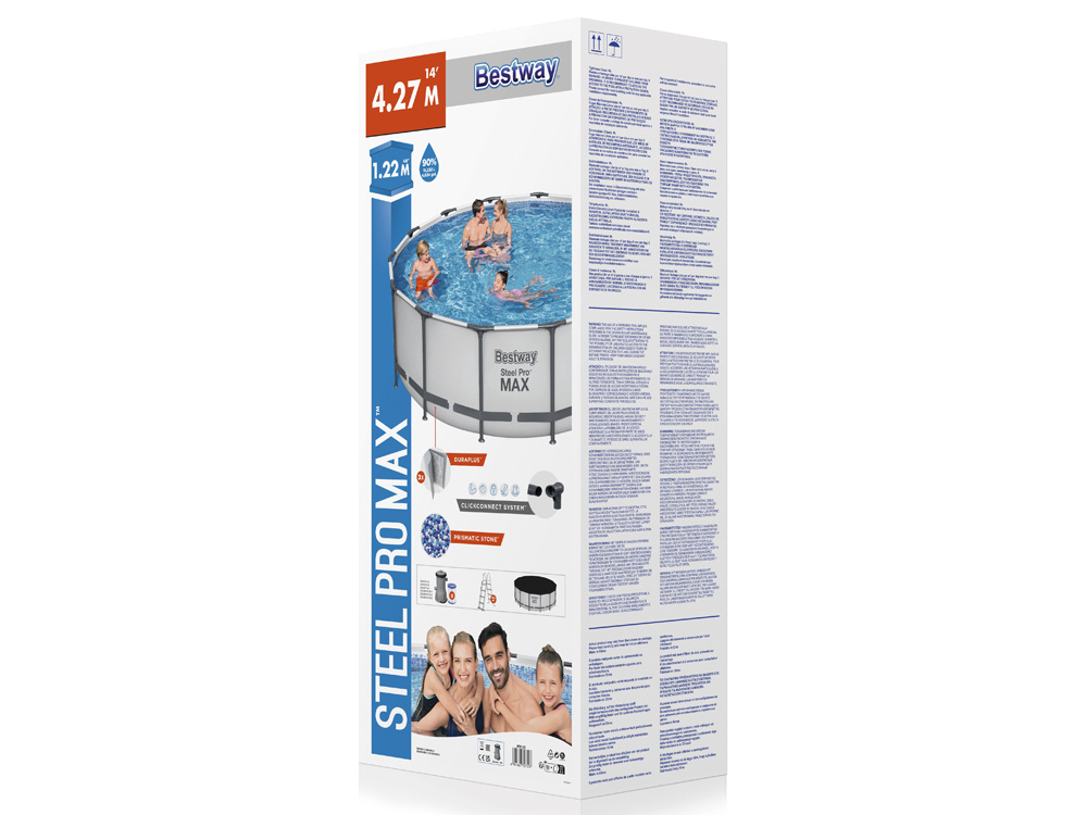 Бассейн каркасный круглый 10 в 1 Bestway 427х122 см 15232 л, 5612X