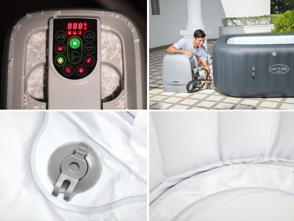 Надувное джакузи Bestway Lay-Z-Spa Hawaii 180х71 см 795 л, 60031