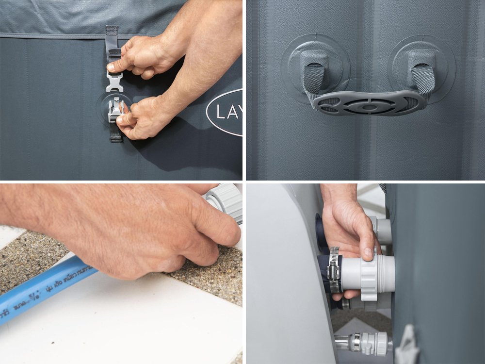 Надувное джакузи Bestway Lay-Z-Spa Hawaii 180х71 см 795 л, 60031