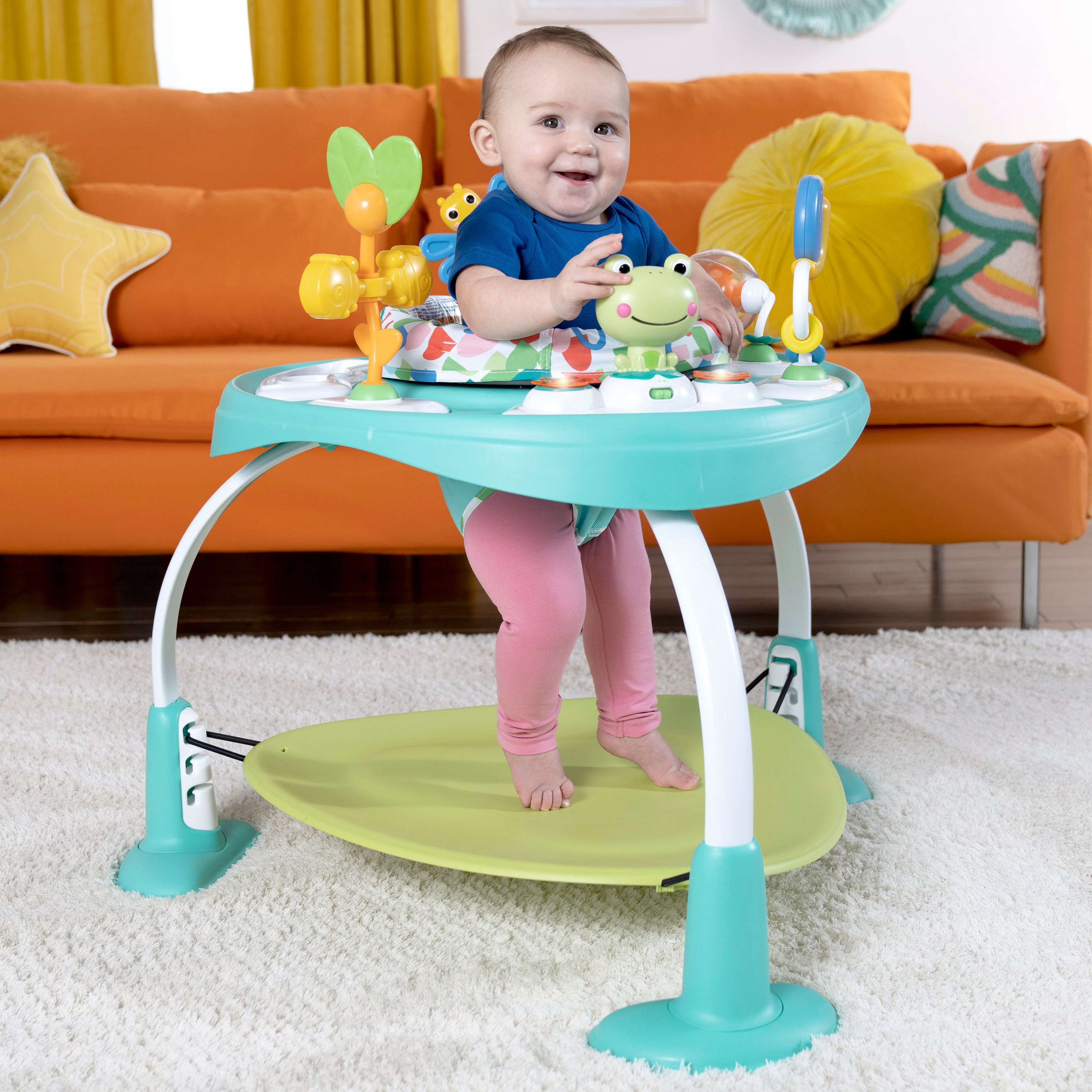 Игровой столик-прыгунки Bright Starts Bounce Baby Playful Pond, 74451115651