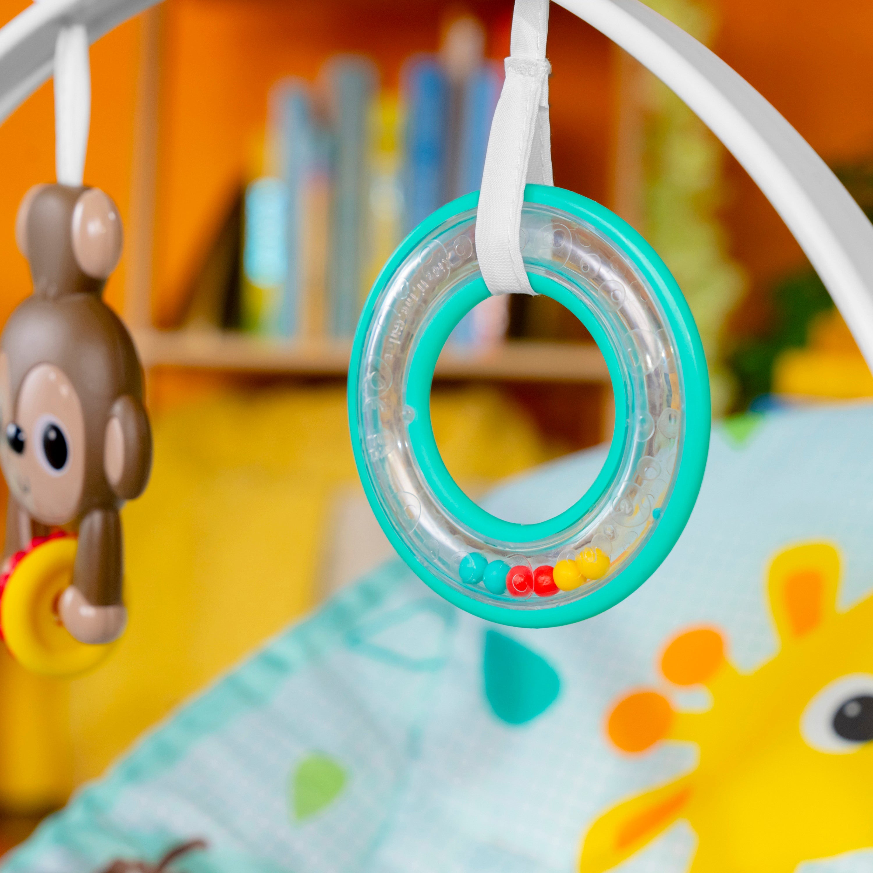 Шезлонг-качалка Bright Starts Wild Vibes Infant to Toddler, 74451130319