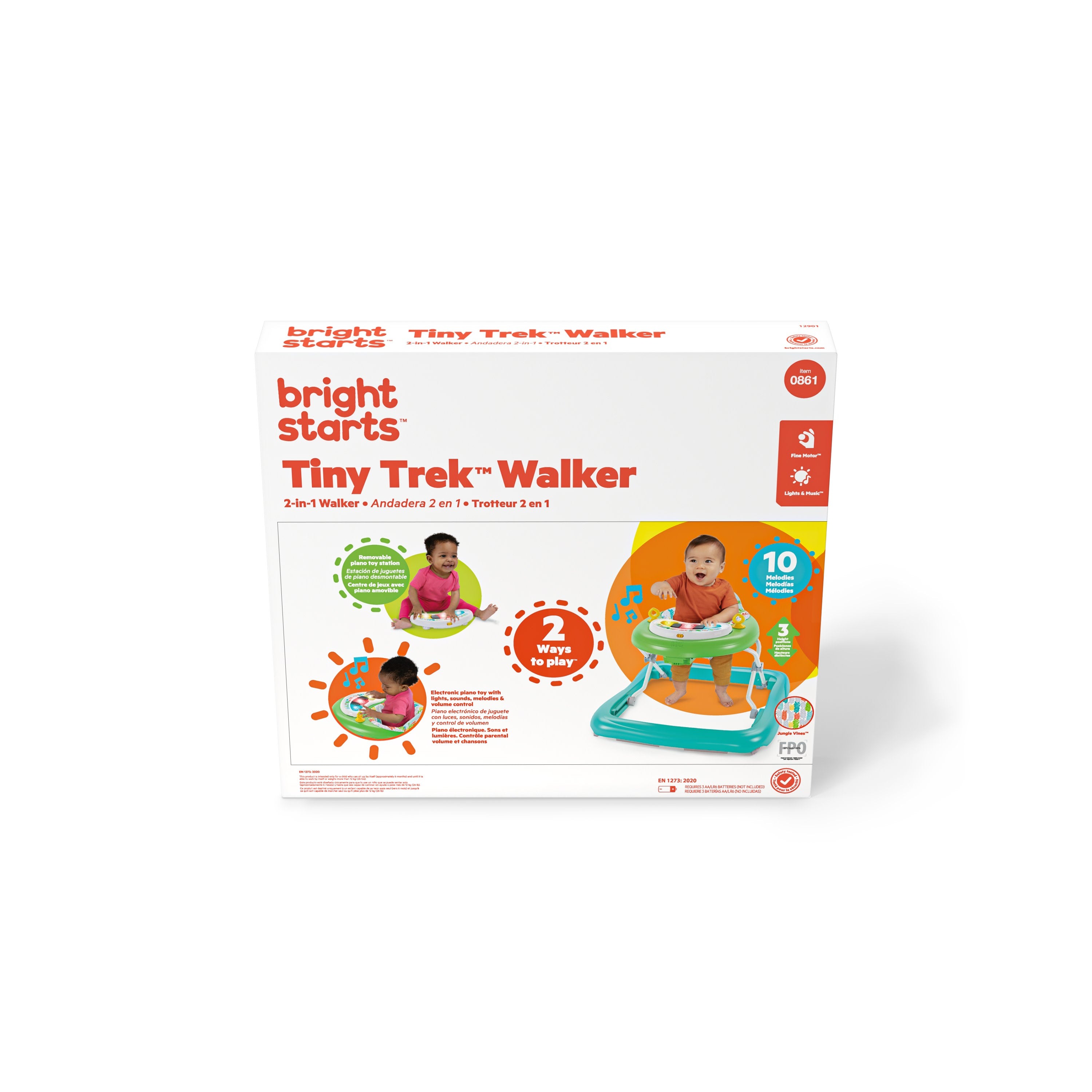 Детские ходунки 2 в 1 Bright Starts Jungle Vines, 74451129016