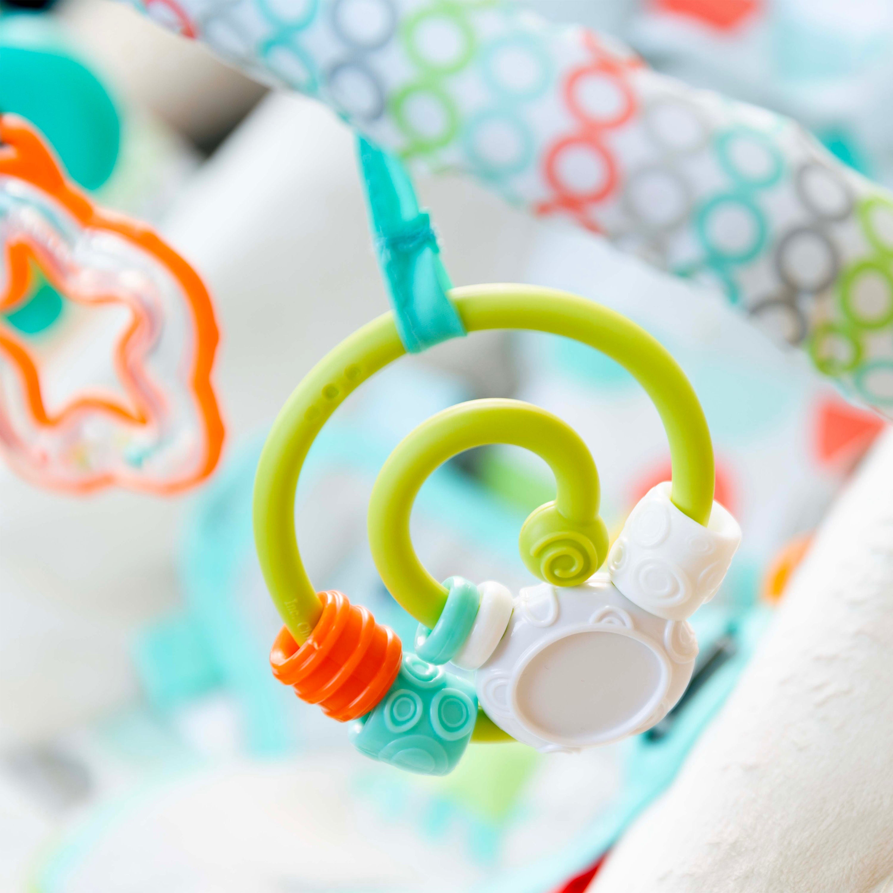 Шезлонг-качалка Bright Starts Happy Safari, 74451115088