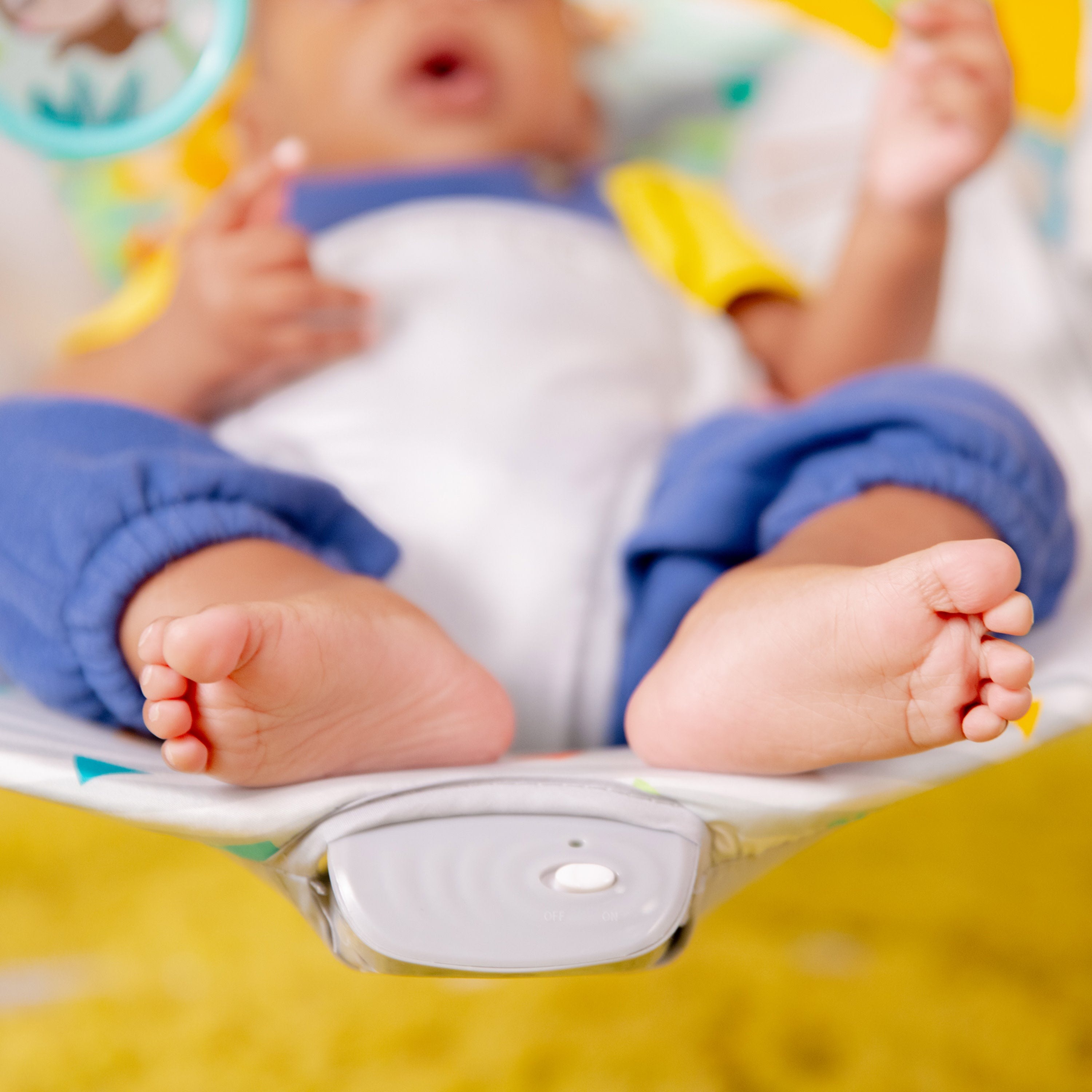 Шезлонг-качалка Bright Starts Safari Fun, 74451122048