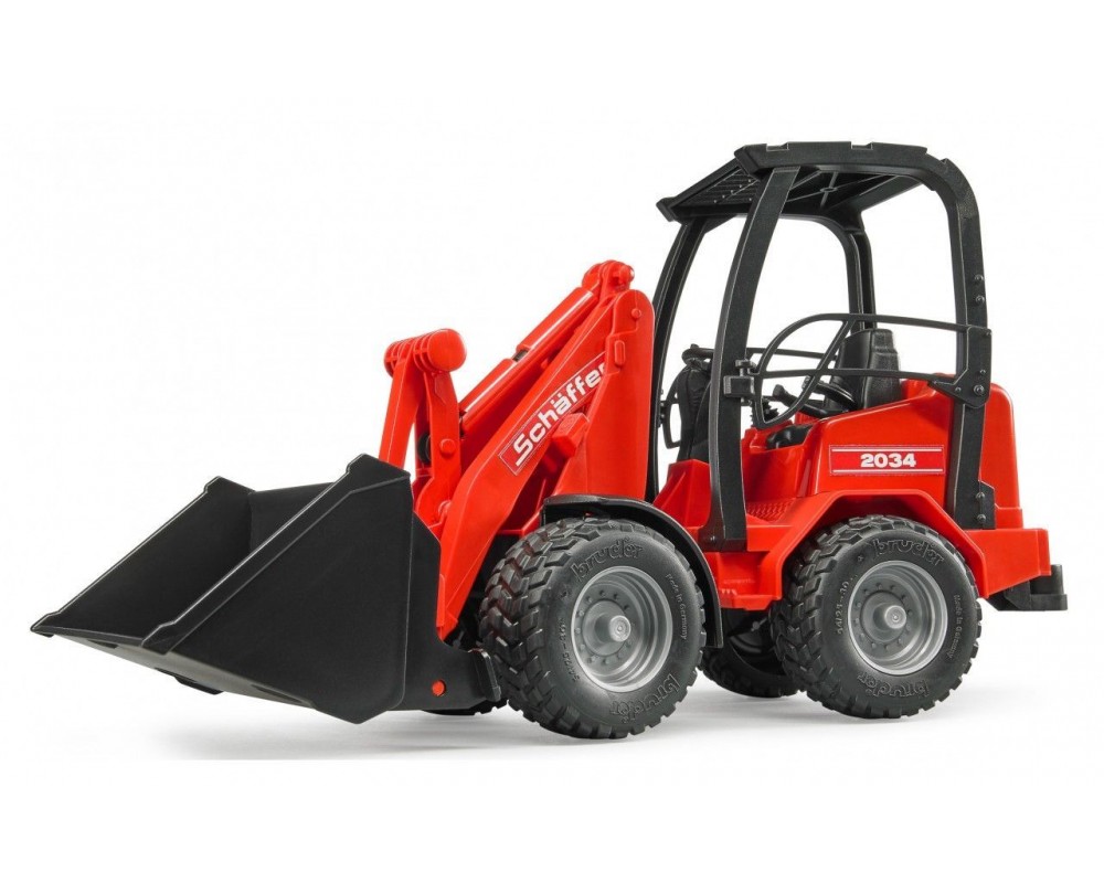 Игрушка Bruder Мини-погрузчик Schaffer Compact 2034, М1:16, 02190