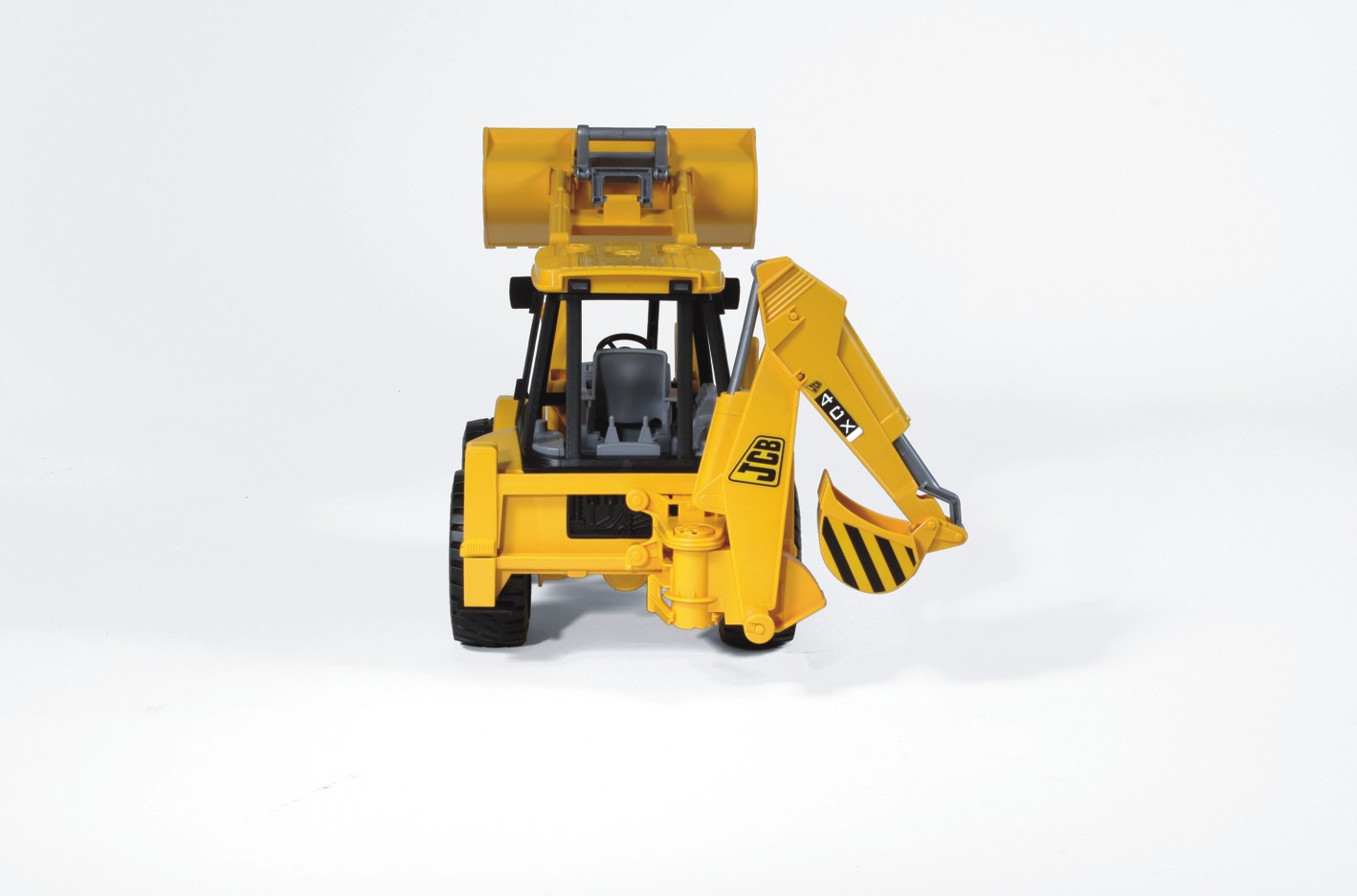 Машинка BRUDER Дорожный погрузчик с экскаватором JCB 4CX, М1:16, 02428