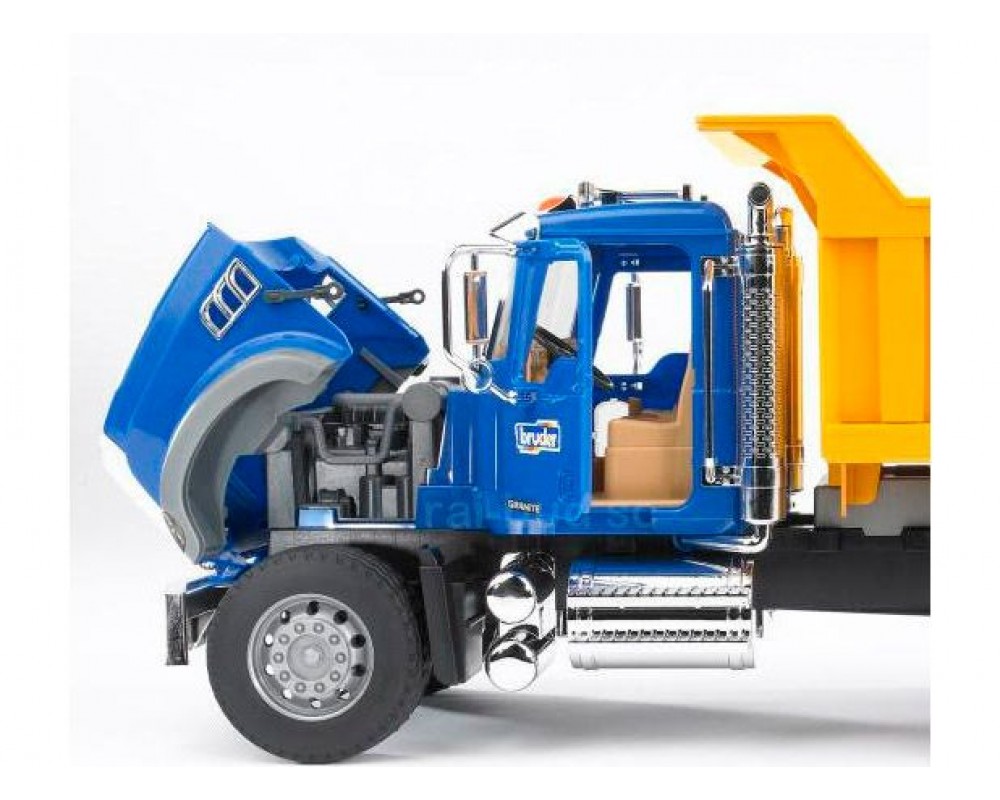 Игрушка BRUDER Самосвал Mack Granite, М1:16, 02815