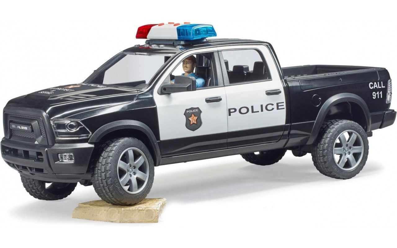 Полицейский пикап Bruder Wrangler с полицейским, 02505