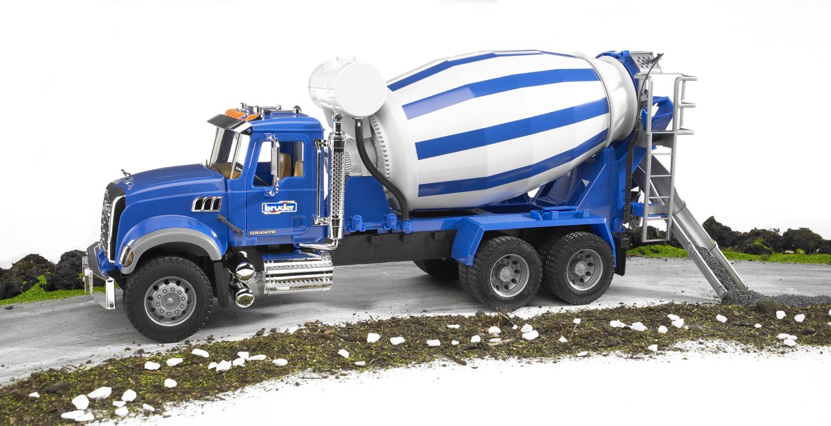Машинка BRUDER Бетоновоз Mack Granite, М1:16, 02814