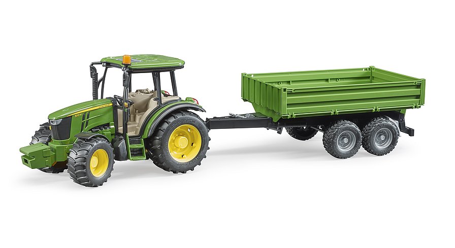 Транспорт BRUDER  Трактор John Deere с прицепом 1:16, 02108